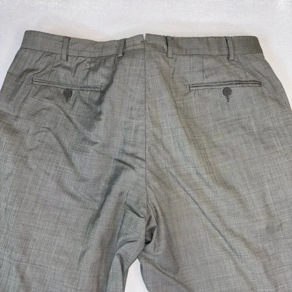 Santorelli Men's Romeo Wool Blend Dress Pants Size 38 Made in Italy Gray - Picture 9 of 10